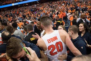 Tyler Lydon and Syracuse notched a third Top 10 in the Carrier Dome this season. 